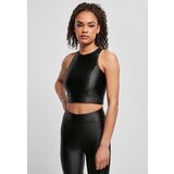 Urban Classics Women's Cropped Shiny Top Black | ePonuda.com