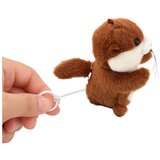  Plišani privjesak za ključeve s vidrom i repom koji se miče i cvili 12,5 cm | shoptok.hr