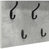 vidaXL Vješalica za kapute na zidu Beton siva 100 x 40 x 12 cm | shoptok.hr