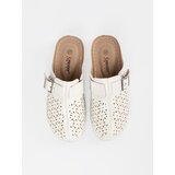 SEASTAR White flip-flops with full toe cap and buckle | shoptok.hr