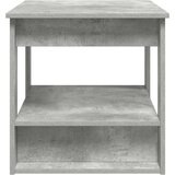  Klubska miza Betonsko siva 72 x 50 x 50 cm Konstruiran les, (5000120461) | Shoptok.si
