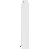  Krevetna ploča s LED-om s policom Bijelo 160 x 16 5 x 103 5 cm - Bijelo 160 cm | shoptok.hr