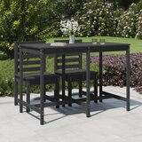  Vrtni stol sivi 159,5 x 82,5 x 110 cm od masivne borovine | Eponuda.com