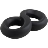 Pulselock Taur - dvojni obroček za penis in moda (črn) - 20 mm. | Shoptok.si