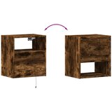  Zidni TV ormarić s LED svjetlima boja hrasta 41x31x45 cm | Eponuda.com