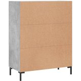  Komoda siva boja betona 69 5x34x90 cm od konstruiranog drva | shoptok.hr