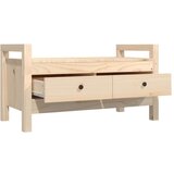  Klop za predsobo 80x40x43 cm trdna borovina, (20766929) | Shoptok.si