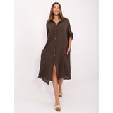 Och Bella Dress-TW-SK-BI-24135.81-dark brown | shoptok.hr