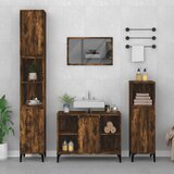 vidaXL 3-dijelni set kupaonskog namještaja boja hrasta drveni | shoptok.hr