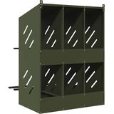  Kutija za gniježđenje za piliće s 6 odjeljka metalna | Eponuda.com