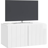 TV ormar za zid 59,5 x 31 x 30 cm Bijela visokog sjaja | Eponuda.com