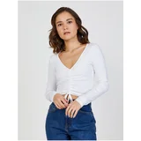 TALLY WEiJL White Women's Cropped T-Shirt T-Shirt - Women