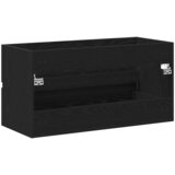  Kupaonski ormarić za sudoper Crni hrast 90 x 38,5 x 45 cm | shoptok.hr