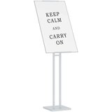  Stalci za sajmove 2 pcs Bijelo 26.5 x 26.5 x 127 cm Željezo Slike