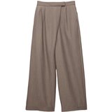 Pull&Bear Hlače z naborki mokka | Shoptok.si