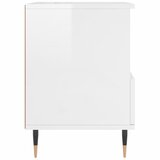  Noćni ormarići 2 kom sjajni bijeli 40x35x50cm konstruirano drvo | Eponuda.com
