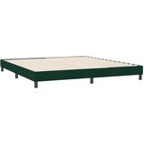  Krevet s boxspring oprugama bez madraca tamnozeleni 180x220 cm baršun | shoptok.hr