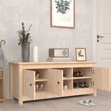 Ormarić za cipele 110 x 38 x 45 5 cm od masivne borovine | shoptok.hr