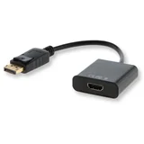 CL-55 video cable adapter 0.2 m DisplayPort HDMI Type A (Standard) Black