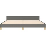  Okvir za krevet bez madraca tamnosivi 200x200 cm od tkanine | shoptok.hr