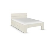 Boxxx POSTELJA 140 cm x 200 cm , leseni material barve šampanjca Cene