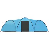  Iglu šator za kampiranje 650 x 240 x 190 cm za 8 osoba plavi | shoptok.hr