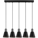  Visilica na sajli KEM 5xE27/40W/230V crna | Eponuda.com