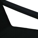  Stolica za opuštanje s tabureom od tkanine crna | shoptok.hr