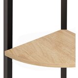  Kutne police s 5 razina svjetlosmeđe-crne 45,5 x 31,5 x 180 cm | shoptok.hr
