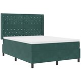  s opruga kutije s LED trakama Zelena 140 x 190 cm Baršun | shoptok.hr