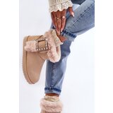 Boto Women's Insulated Buckle Boots Dulca Beige | ePonuda.com