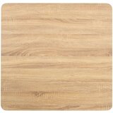 vidaXL Bistro miza svetlo rjava 80x80 cm mediapan | Shoptok.si