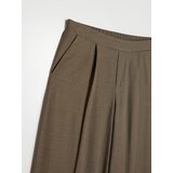 Sinsay Wide leg hlače s viskozom i dodatkom lana | shoptok.hr