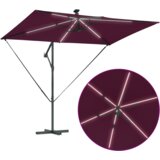  Senčnik Bordeaux rdeča 294 x 200 x 270 cm Poliester in aluminij, (5000187745) | Shoptok.si