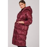 Dewberry Z6680 LADIES SHISH COAT-DARK BURGUNDY | ePonuda.com