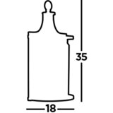 XXXL STENSKA SVETILKA Victoria Wall ////E14 | Shoptok.si