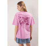 TRENDYOLMILLA Ženska majica TWOSS23TS00269, Roze | Eponuda.com