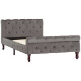  Okvir za krevet sivi baršunasti 100 x 200 cm | shoptok.hr