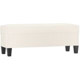  Klupa krem 100 x 35 x 41 cm od umjetne kože | Eponuda.com