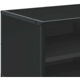 vidaXL TV ormarić crni 80x34,5x40 cm konstruirano drvo i metal | shoptok.hr