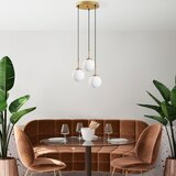 Opviq Luster Orbıtal-15-14007, 36x36x115cm, IP20, Belo-zlatne boje Cene