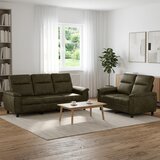  Set sofe 2 pcs Maslinasto zelena Umetnička suknja koža | shoptok.hr