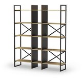 Marckeric Biblioteka u dekoru hrasta u prirodnoj boji 143,5x175 cm Ara – | shoptok.hr