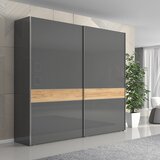 Jela omara z drsnimi vrati Kalla Onyx 230 cm Cene