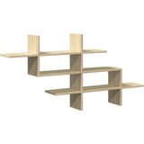 Zidna polica boja hrasta 124,5x18x60,5 cm konstruirano drva | shoptok.hr