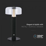  LED prigušiva punjiva stona lampa LED/1W/5V 3000K 1800 mAh crna | Eponuda.com