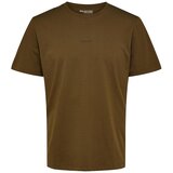 Selected Homme Majica 'ASPEN' oliva / črna | Shoptok.si