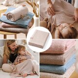 BabyOno Pletena bambus dekica 75x100 cm, roza | Eponuda.com