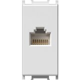 Tem Čatež mrežna utičnica Modul (Bijele boje, RJ45, Vrsta priključka: CAT5e) | shoptok.hr