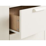  Komoda Malaga 2 vrata bela/hrast | Eponuda.com